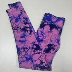 Women Seamless Tie Dye Leggings High Waist Slim Push Up Fashion Fitness Running