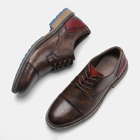 Men's Formal Shoes British Retro Brogue Shoes Mens Casual Business