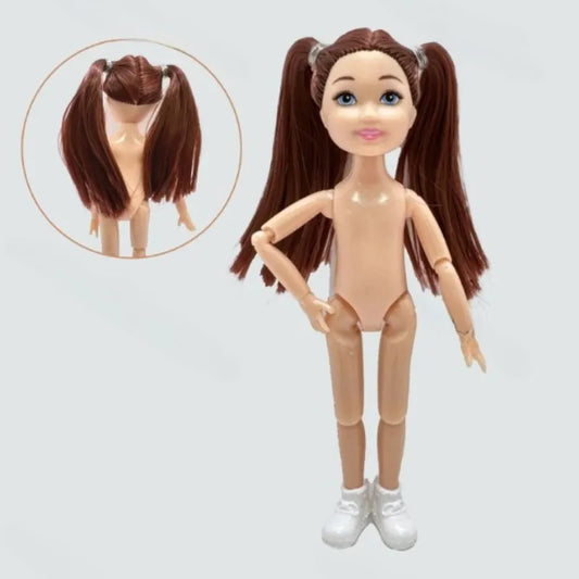 5-Inch Little Doll Normal Skin 15cm Height Girl Dress Up Toy for Children Gift