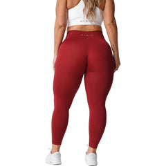 Leggings Women Soft Workout Tights Fitness Outfits Yoga Pants High Waisted Gym Wear