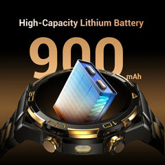 Blackview W90 Pro Smartwatch 1.43" AMOLED Display,Bluetooth Calling,Heart Rate Monitor, 900mAh/ 20Days Standby,Men's Smartwatch