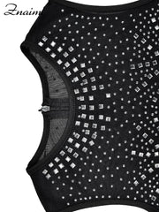 Formal attire Dresses: Rhinestone Christmas Evening Bodycon Long Dress