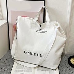 Large Capacity Handbags Women Canvas Shoulder Bag Fashion Big Tote Casual