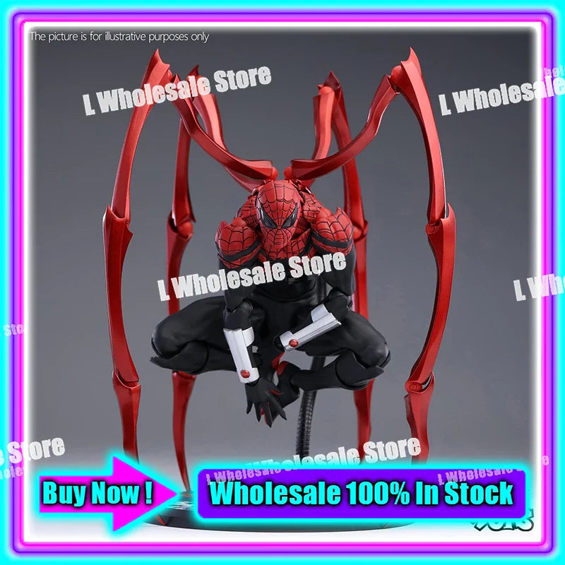 In Stock Ct Toys Blue Batman Spiderman Mess Toys Superior Symbiote Scarlet Spider Daredevil Wolverine Anime Action Figure Toys