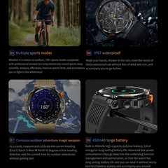 2023 New Men's Smart Watch 360 * 360 HD Touch Screen Sports Waterproof Smartwatch Health Monitoring Bluetooth Call Smart Watches