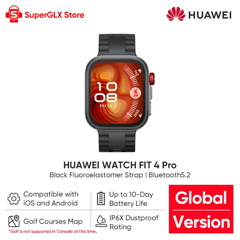 HUAWEI WATCH FIT 4 Pro Smartwatch Global Version 1.82 inch