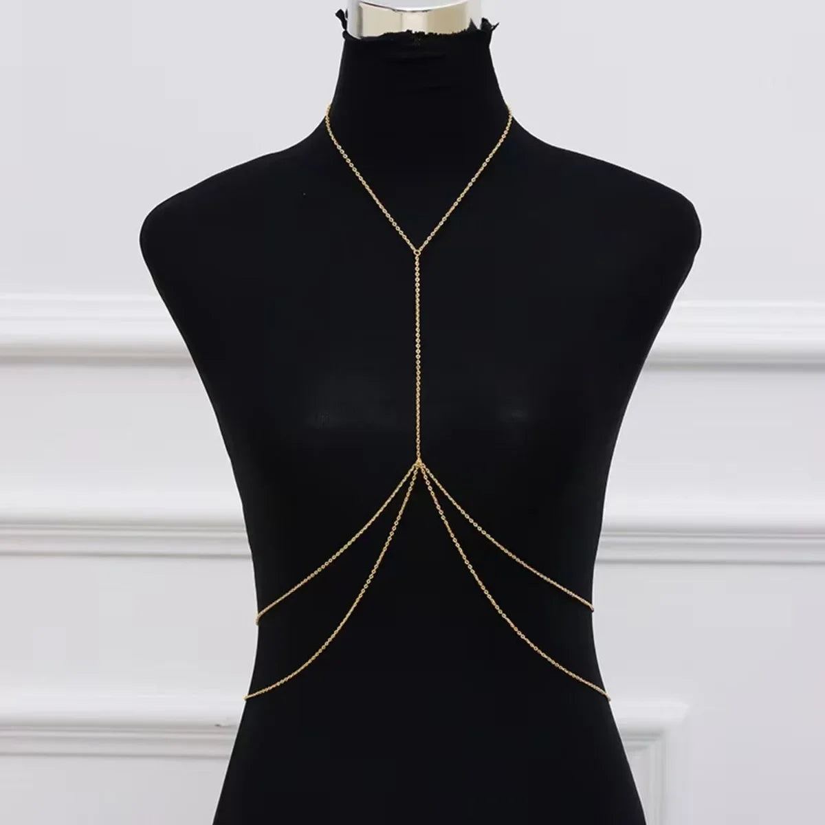 Trendy Cross-Body Body Chain ✨ Sexy Minimalist Integrated Link Jewelry – Versatile Fashion Accessory & Gift for Women