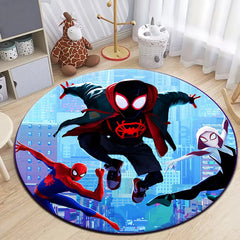 Spider-Man Marvel Universe Round Carpet,cute rug,bedroom,Living Room,door mat