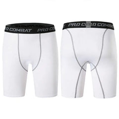 Male Fitness Quick-Drying Tight Shorts Elastic Compression Leggings Training Pants