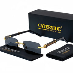 Sunglasses Men Luxury Brand Designer Classic Rectangle Sunglasses Male