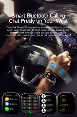 2025 Laser Treatment Three High SmartWatch 1.95" Sapphire Curved Screen ECG+PPG Blood fat Uric Acid Health Diagnosis Smartwatch