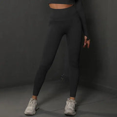 Women Seamless Yoga Pants Fitness Sports Running Sportswear Stretchy Lifting Tights