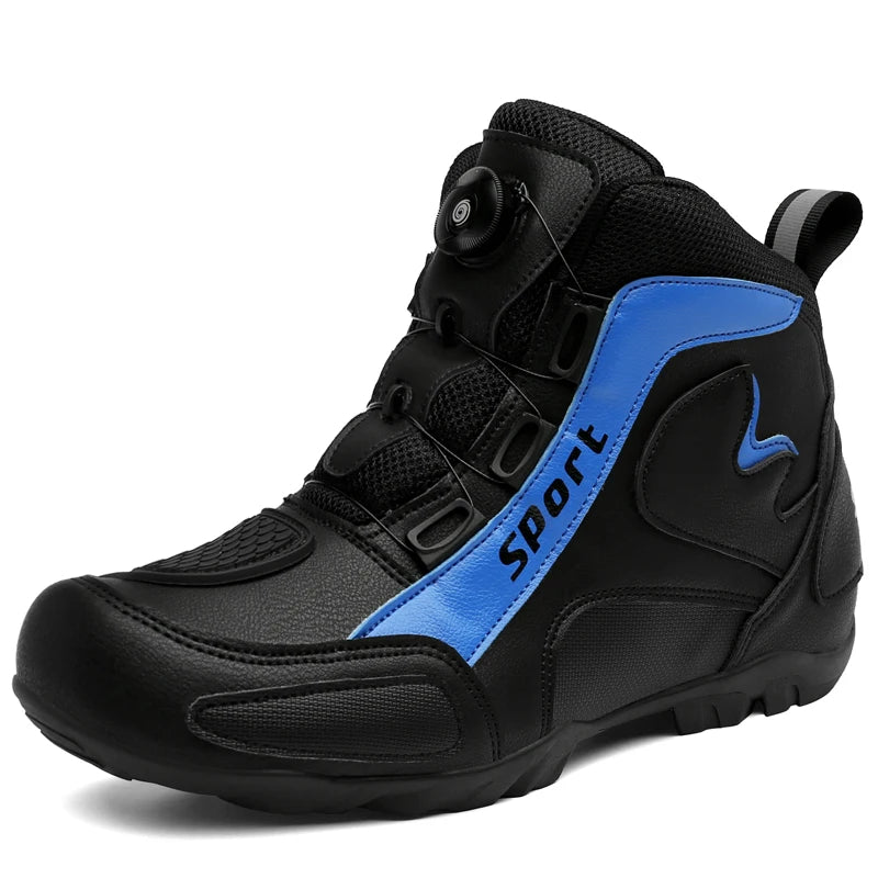 Motorcycle shoes men high top professional Riding boots Fashion outdoor plus size casual soft sole sports boots Motorcycle boots