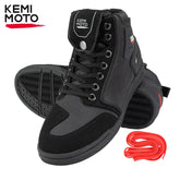 KEMIMOTO Motorcycle Riding Short Boots Men Summer commuting Shoes Sneakers Anti-slip Protection Breathable Casual rides Gear