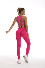 Women's tracksuit Fitness Yoga Sets Sportswear Workout Sports Bra+High Waist Leggings