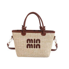 Grass Bag for Women Bohemian Beach Bag Designer