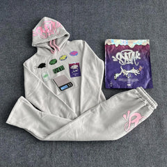 Cotton Casual Loose Tracksuit Y2K Harajuku Street Men Women Hoodies