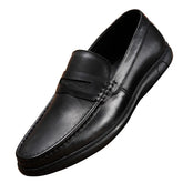 Genuine Leather Men Casual Shoes Italian Mens Loafers Moccasins Breathable Slip