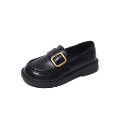 British Style Retro Girls Shoes Spring Autumn Princess Leather Shoes Children