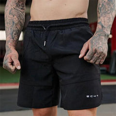 Men Gym Fitness Loose Shorts Bodybuilding Joggers Summer Quick-dry