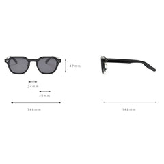 Sunglasses polarized male polygon orange green blue female sun glasses