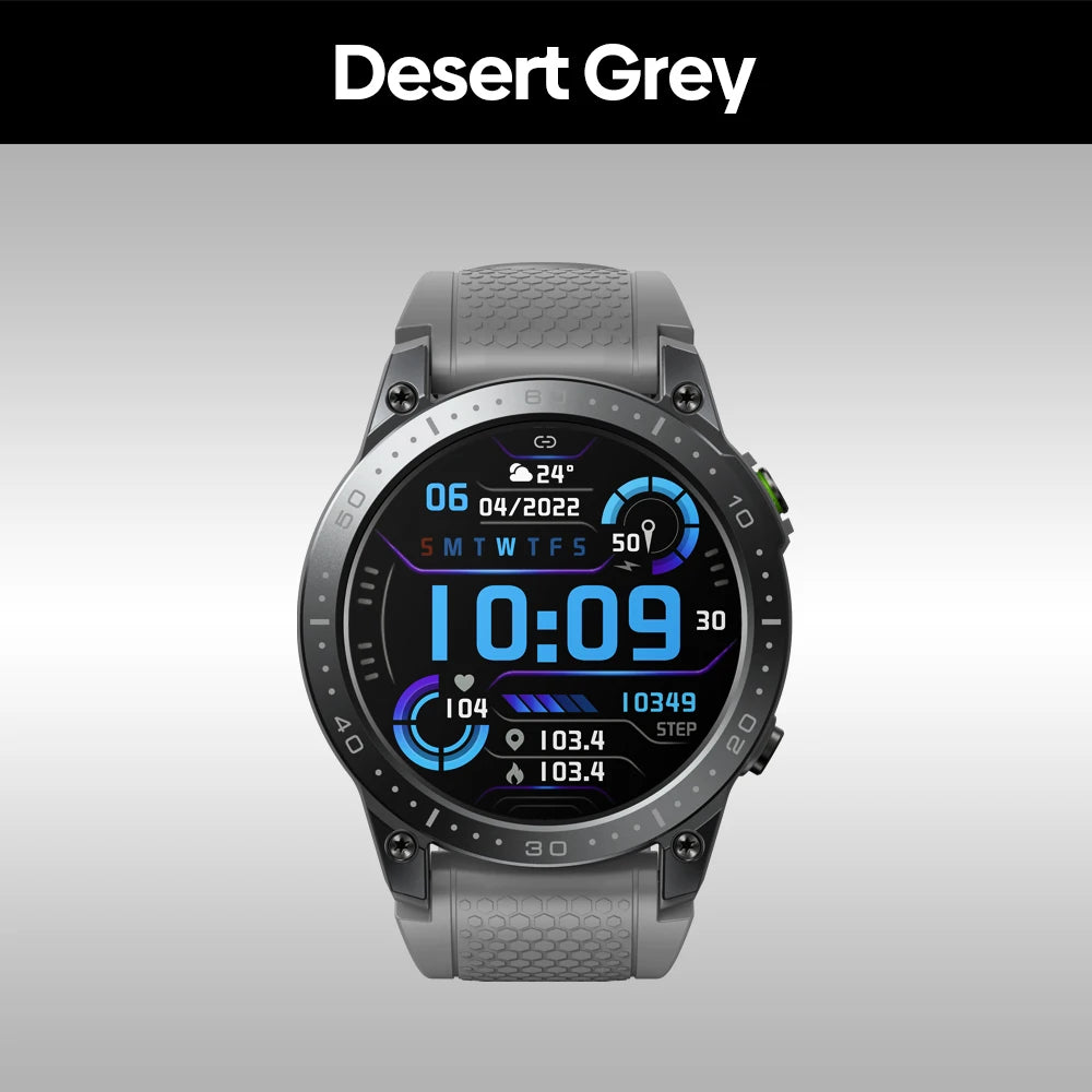 Zeblaze Ares 3 Pro Smart Watch Ultra HD AMOLED Display Voice Calling 100+ Sports Modes 24H Health Monitor Smartwatch