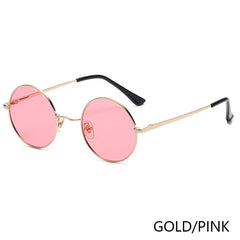 RUOBO Retro Polarized Round Metal Frame Sunglasses Eyewear For Men and Women Driving Fishing Brand Designer Sun Glasses UV400