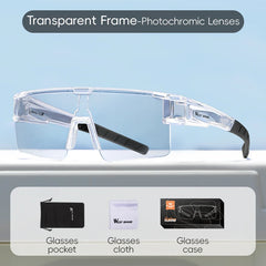 Sunglasses Men Photochromic Cycling Fit Over Myopic Glasses Driving