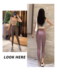 Spring Seamless Shark Leggings Women Multicolor Thin High Waist