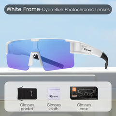Sunglasses Men Photochromic Cycling Fit Over Myopic Glasses Driving