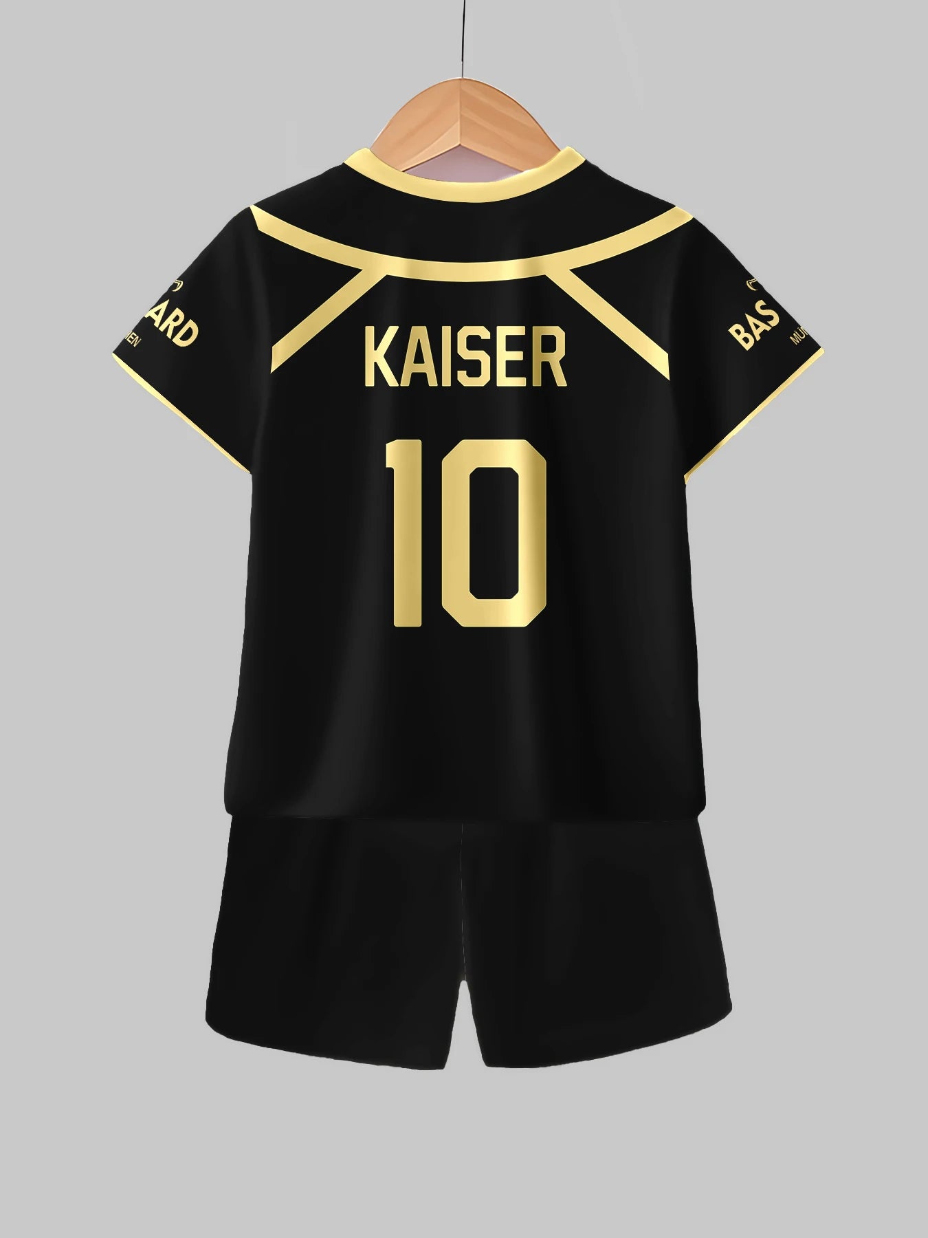 Jersey Futsal Pattern Vl Replika Blue Lock Anime Bastard Munich Tees Summer Children's set T-shirt Casual Sports T Shirts Top