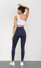 Yoga Pants Women Seamless Lotus Arc Workout Running Leggings High Waist