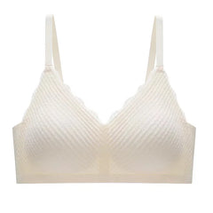 Top Lace Seamless Women's Underwear Small Chest Gathered Non-slip