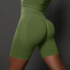 Seamless Shorts for Women Yoga Shorts Push Up Booty Workout Gym Shorts Fitness