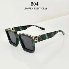 Millionaire Square Sunglasses For Men Retro Sunscreen Sunglasses Women