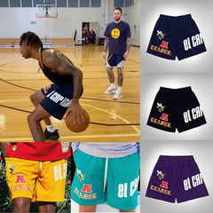 Shorts Gym Mens Fitness Sports Casual Basketball Shorts Running Mesh Short Pants