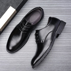 High Quality Formal Leather Men Dress Shoes Breathable Mens Casual Shoes Italian