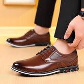 Trending Dress Shoes for Men Lace Up Oxfords for Male Wedding Party Formal Style