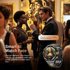 Blackview W90 Pro Smartwatch 1.43" AMOLED Display,Bluetooth Calling,Heart Rate Monitor, 900mAh/ 20Days Standby,Men's Smartwatch