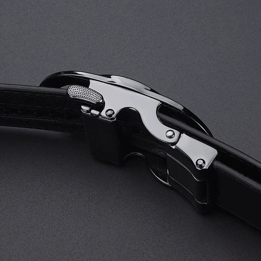 High End Genuine Leather Belt For Men Automatic Buckle Designer New Casual Trendy Versatile Fashion Trouser Strap High Quality