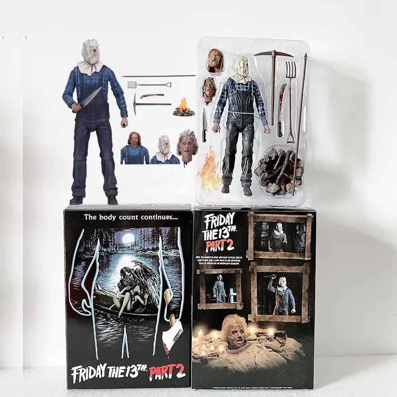 NECA Friday The 13th Figure Pennywise Part VII 7 New Blood Ultimate Jason Voorhees Action Figure Model Horror Halloween Gift