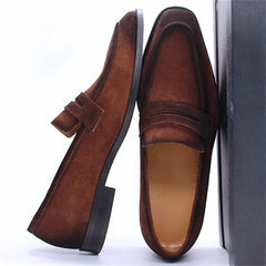 Genuine Leather Men Shoes Casual Luxury Brand Formal Mens Loafers Moccasins