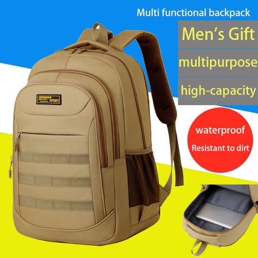 Men's and women's universal backpack, large capacity multi-purpose laptop backpack, durable travel backpack with safety compartm