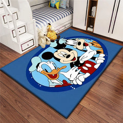 Mickey Mouse Carpet for Children,Living Room Bedroom Floor Mat Kitchen Mat Children