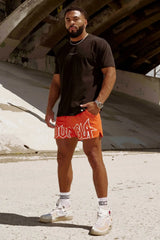 Men's shorts mesh fitness breathable quick drying outdoor basketball