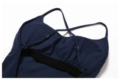 Women Fitness Jumpsuit Running Workout One Piece Yoga Suit Scrunch Butt Shorts
