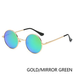 RUOBO Retro Polarized Round Metal Frame Sunglasses Eyewear For Men and Women Driving Fishing Brand Designer Sun Glasses UV400