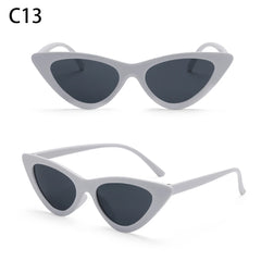 Eyewear Sun Shades Female Shades Vintage Small Triangle Sunglasses
