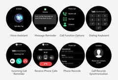 Cubot X3, Sport Waterproof Smartwatch, 1.73-inch AMOLED Display, Bluetooth Calls, 900mAh Battery, Blood Oxygen, Fitness Tracker