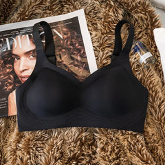 Seamless Bra Women Comfort Padded Bras Wireless Glossy Underwear